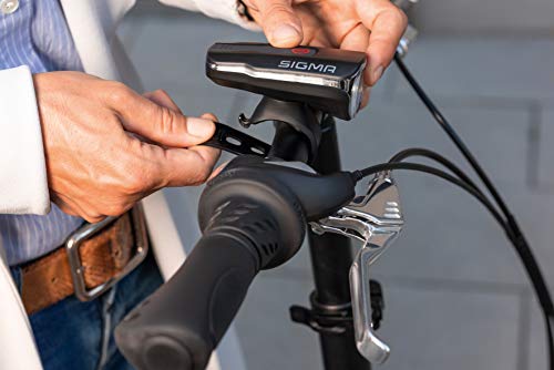Sigma Aura 60 USB Faro Delantero, Deportes al Aire Libre, Ciclismo,Gafas,Accesorios, Negro, Talla Única