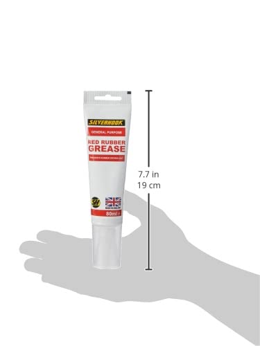 Silverhook sgpgt80 Rojo Goma Grasa Tubo 80 ml