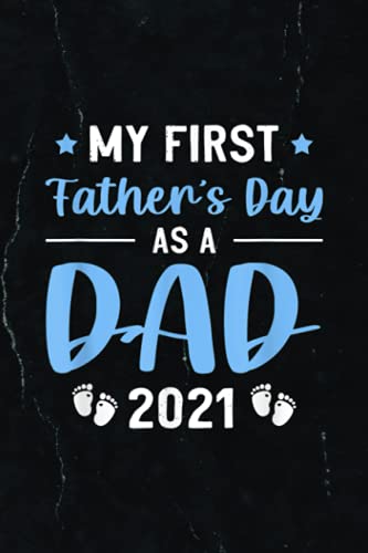 Simple Weight Tracker - Mens Father's Day Design My First Fathers Day As A Dad 2021