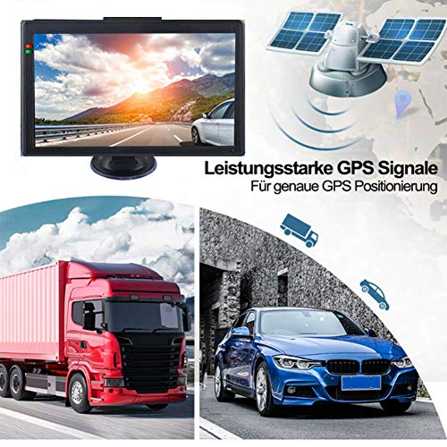 Sistema de navegación GPS para camión, portátil, satélite, de 7 Pulgadas, con cámara de Velocidad y Pantalla táctil de guía de Voz y Mapa de navegador de por Vida de la UE 47 países 2021