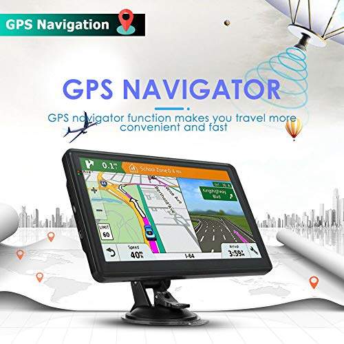 Sistema de navegación GPS para camión, portátil, satélite, de 7 Pulgadas, con cámara de Velocidad y Pantalla táctil de guía de Voz y Mapa de navegador de por Vida de la UE 47 países 2021