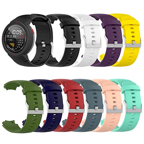 siwetg Pulsera de TPU ajustable para deporte Huami Amazfit Verge