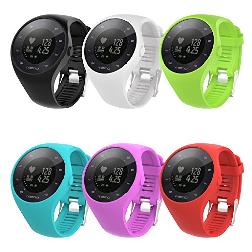 siwetg Reemplazo De Pulsera De Pulsera De Pulsera De Silicona para Reloj GPS Polar M200