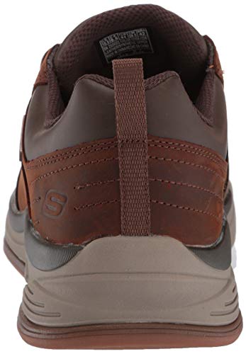 Skechers Bengao-Hombre, Zapatillas, Marrón (CDB Dark Brown Waterproof Leather), 43 EU