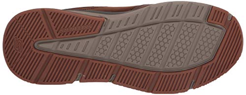 Skechers Bengao-Hombre, Zapatillas, Marrón (CDB Dark Brown Waterproof Leather), 43 EU