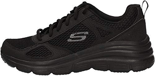 Skechers Fashion Fit - Perfect Mate - Zapatillas de deporte para mujer, Negro (Negro), 39 EU