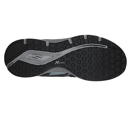 Skechers Go Run Consistent, Zapatillas para Correr Hombre, Negro (Black/Grey), 42.5 EU