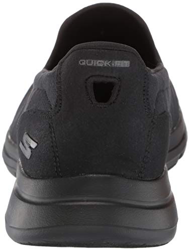 Skechers Performance Go Walk 5-Sensational, Zapatillas sin Cordones Mujer, Negro (BBK Black Textile/Trim), 40 EU