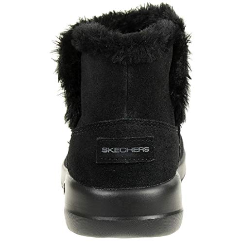 Skechers Performance On-The-Go Joy-Bundle Up, Botines Mujer, Negro (BBK Black Suede), 38 EU