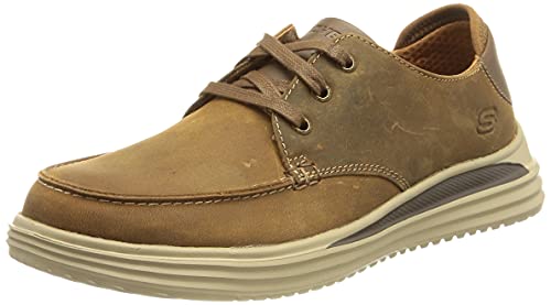 Skechers Probado, Zapatillas Hombre, Brown, 47.5 EU