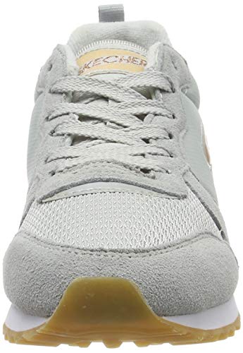 Skechers Retros-OG 85-goldn Gurl, Zapatillas Mujer, Gris, 40 EU