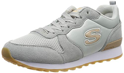 Skechers Retros-OG 85-goldn Gurl, Zapatillas Mujer, Gris, 40 EU