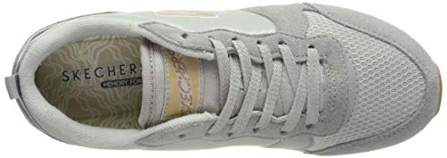 Skechers Retros-OG 85-goldn Gurl, Zapatillas Mujer, Gris, 40 EU