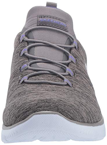 Skechers Summits-quick Getaway, Zapatillas Mujer, Gris, 37.5 EU