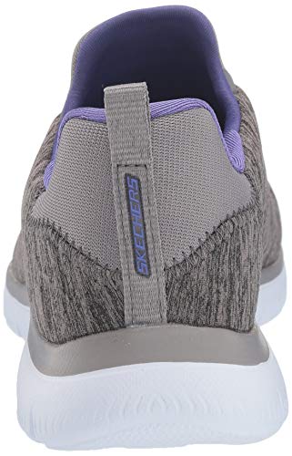 Skechers Summits-quick Getaway, Zapatillas Mujer, Gris, 37.5 EU