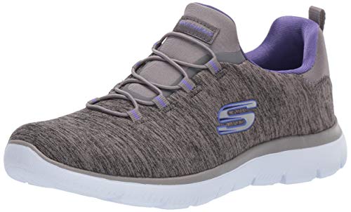 Skechers Summits-quick Getaway, Zapatillas Mujer, Gris, 37.5 EU