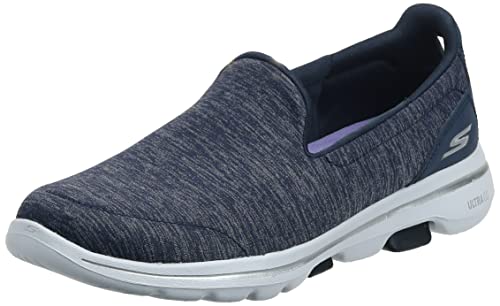 Skechers - Zapatillas Deportivas Go Walk 5 Honor sin Cordones para Chica Mujer (40 EU) (Marino)