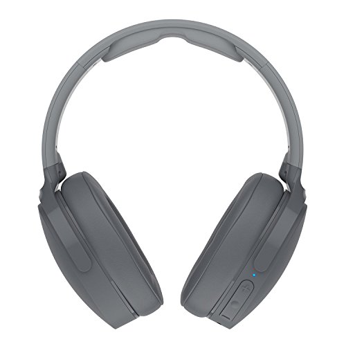 Skullcandy Hesh 3 Over-Ear Bluetooth, Auriculares Inalámbricos, con Micrófono y Batería de Carga Rápida con 22h de Duración, Almohadillas de Espuma Viscoelástica para Más Confort, Gris