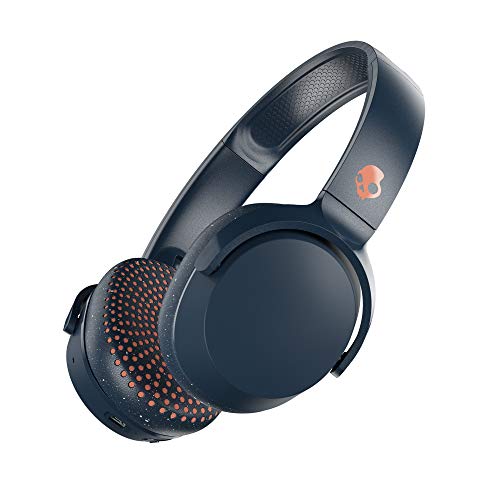 Skullcandy Riff Supraaurales Auriculares con Micrófono, Bluetooth Inalámbricos, Batería con 12 Horas de Duración, Plegables, Almohadillas Suaves con Diadema Resistente, Azul/Speckle/Atardecer