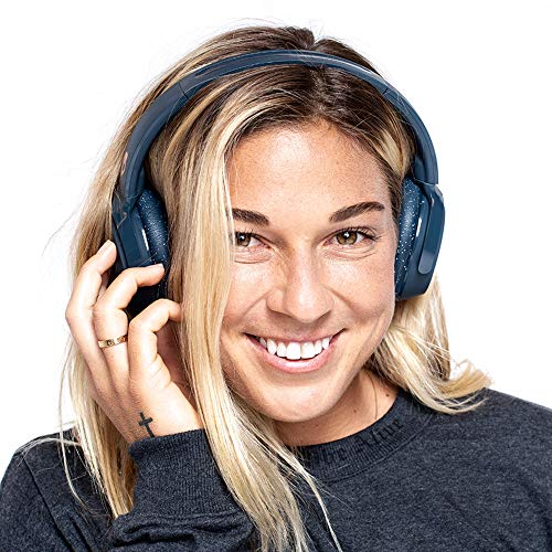 Skullcandy Riff Supraaurales Auriculares con Micrófono, Bluetooth Inalámbricos, Batería con 12 Horas de Duración, Plegables, Almohadillas Suaves con Diadema Resistente, Azul/Speckle/Atardecer
