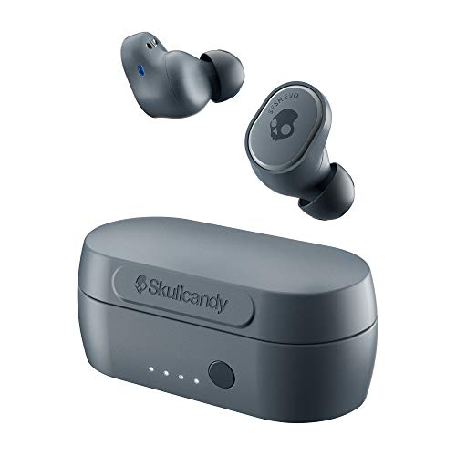 Skullcandy Sesh EVO True - Auriculares inalámbricos con tecnología Bluetooth, Resistentes al Sudor, al Agua y al Polvo (IP55), 24 Horas de duración de la batería, Color Gris…