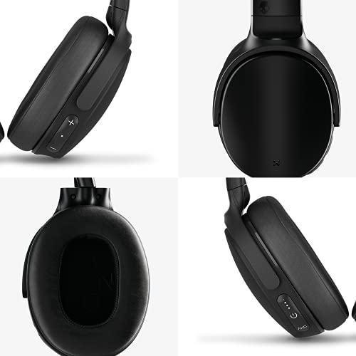 Skullcandy Venue Active Auriculares con cancelación de ruido, Bluetooth Inalámbricos, Tecnología Tile integrada, Batería con 24 Horas de Duración, Materiales de Calidad Premium, Blanco/Carmesí