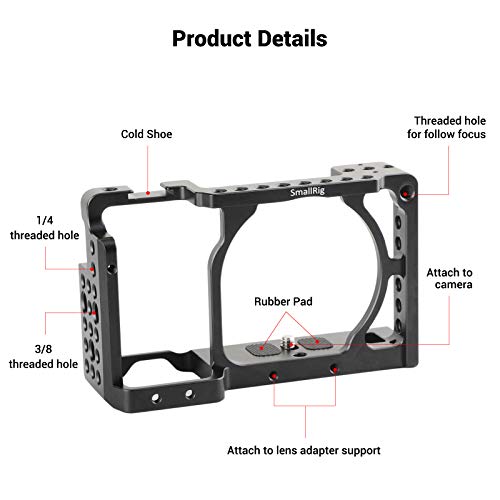 SMALLRIG Jaula Cage para Sony a6300 / a6000 / a6500 / Nex-7 - 1661