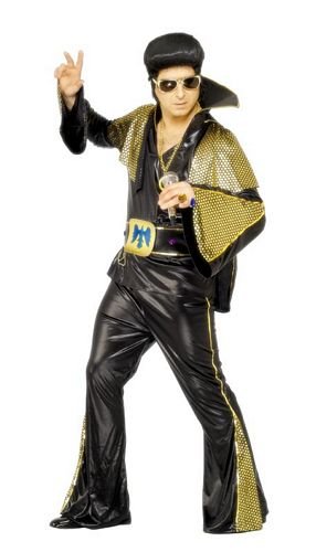 Smiffys - Disfraz de Elvis Presley™ para hombre, talla M (48/50)
