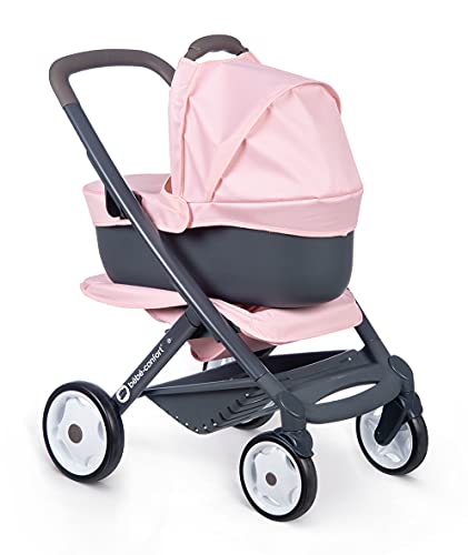 Smoby Combi Silla+ Capazo bebe confort rosa, color (253116)