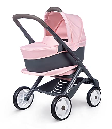 Smoby Combi Silla+ Capazo bebe confort rosa, color (253116)