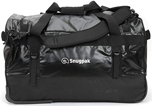 Snugpak | Roller Kitmonster 120L G2 | Holdall | Poliéster 500D | Ruedas y mango telescópico (negro)