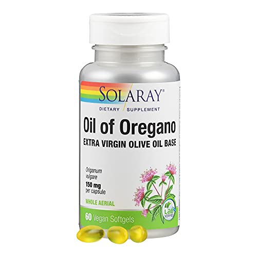 Solaray Oil of Oregano 150mg | Aceite de orégano | 60 Perlas