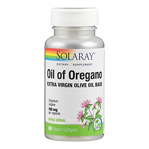 Solaray Oil of Oregano 150mg | Aceite de orégano | 60 Perlas