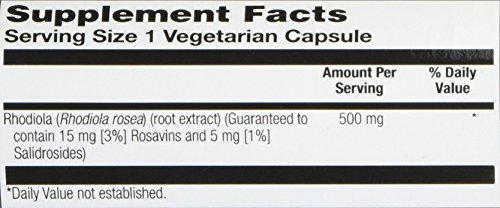 Solaray Super Rhodiola 500mg | 60 VegCaps