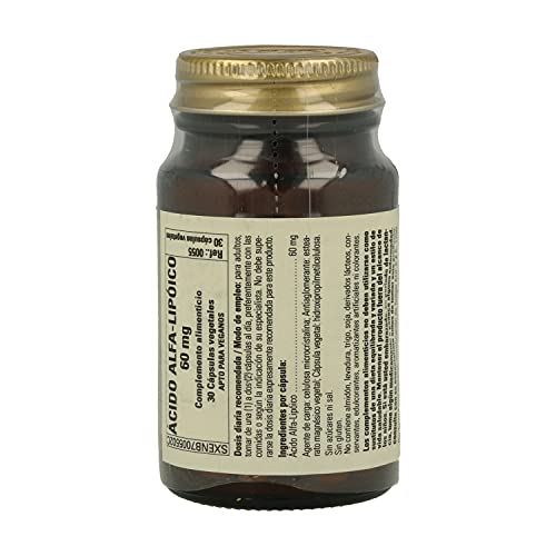 Solgar-Alpha Lipoic Acid 60 mg - 30 Vegetable Capsules