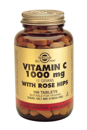 Solgar Vitamin C 1000 mg with Rose Hips - 100 Tablets