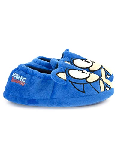 Sonic The Hedgehog Slippers Kids Plush Bordado Cara Zapatos de Caracteres 3D 32