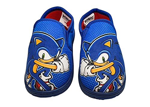 Sonic The Hedgehog Zapatillas para niños, color azul talla 8-2, Blue, 30 EU