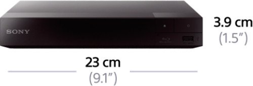 Sony BDPS6700, Reproductor de Blu-ray Disc (con CD, DVD, mejora 4K, Bluetooth, LDAC, USB Reproductor, Amplia Compatibilidad de Formatos), Ethernet, Negro