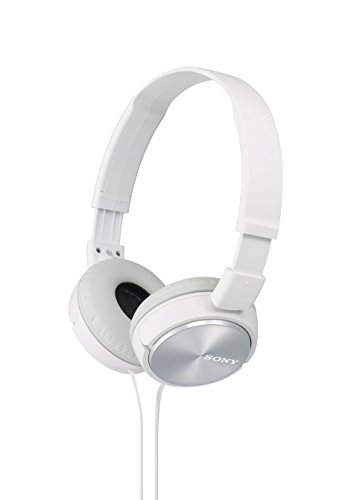 Sony MDR-ZX310APW - Auriculares de diadema cerrados (con micrófono, control remoto integrado), blanco