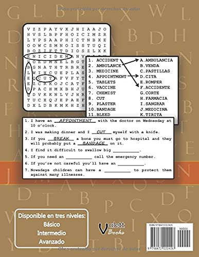 SOPA DE LETRAS Y ACTIVIDADES PARA APRENDER INGLÉS (BÁSICO): Amplía tu vocabulario con sopa de letras, actividades de unir con flechas y rellenar huecos por temas y con traducciones