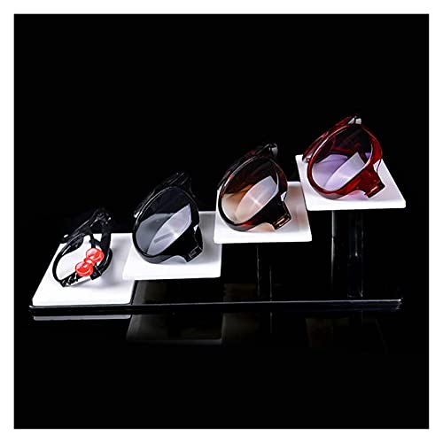 Soporte de Exhibición de Vidrios Gafas de sol de acrílico de múltiples capas de acrílico Pantalla Lentes de estantería Mostrando Soporte Joyería Escritorio Esmalte Soporte Pantalla Rack Organizador Ex