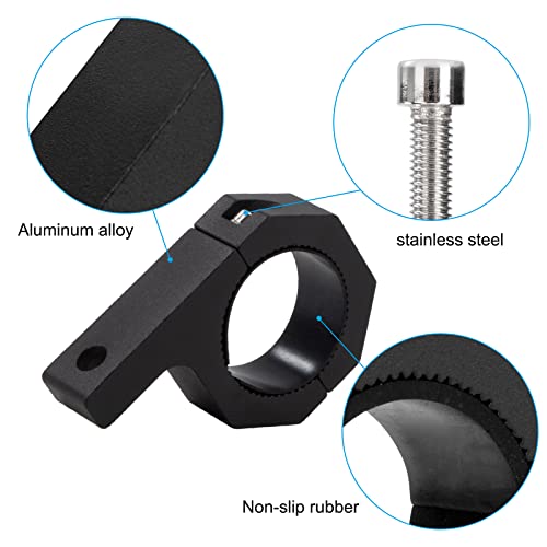 Soporte de Montaje de Barra de Luz 25-50mm Universal Abrazaderas de Tubo de Luz LED Trabajo para Vehículos Todoterreno Camión Motocicleta 2 Piezas
