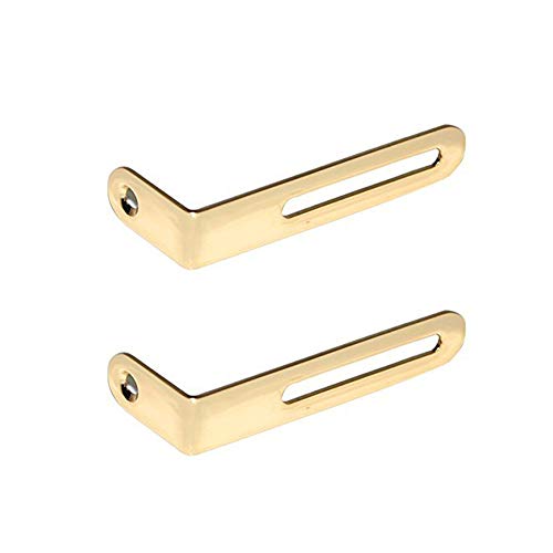 Soporte para guitarra Fliyeong LP Guitar Guard Bracket de metal con tornillo y tuerca, accesorio para guitarra, color dorado, 1 pieza
