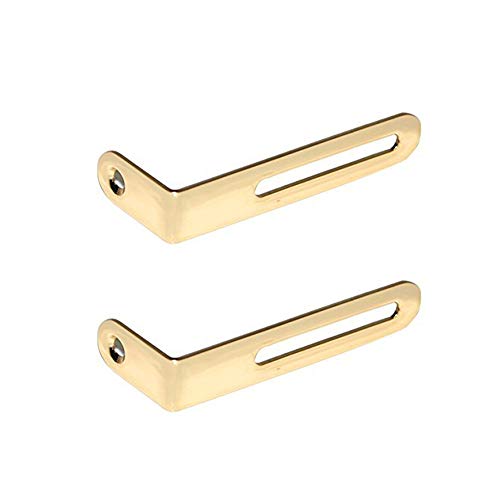 Soporte para guitarra Fliyeong LP Guitar Guard Bracket de metal con tornillo y tuerca, accesorio para guitarra, color dorado, 1 pieza