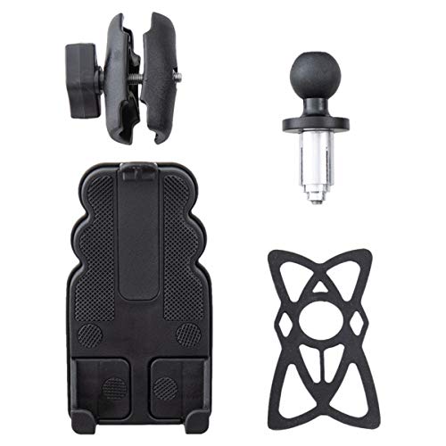 Soporte para Teléfono de Motocicleta, para Smartphone de 3.5 '' - 7.5 '' para Motocicleta con Orificio Redondo