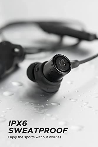 SoundPEATS Auriculares Bluetooth 5.0 Q30HD Cascos Deportivos Magnéticos In-Ear Inalámbricos con Mic, Reducción de Ruido CVC, APTX-HD, Controlador de 10 mm, 13 Horas de Reproducción