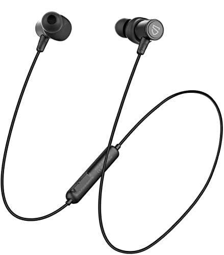 SoundPEATS Auriculares Bluetooth 5.0 Q30HD Cascos Deportivos Magnéticos In-Ear Inalámbricos con Mic, Reducción de Ruido CVC, APTX-HD, Controlador de 10 mm, 13 Horas de Reproducción