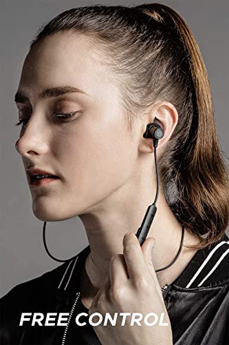 SoundPEATS Auriculares Bluetooth 5.0 Q30HD Cascos Deportivos Magnéticos In-Ear Inalámbricos con Mic, Reducción de Ruido CVC, APTX-HD, Controlador de 10 mm, 13 Horas de Reproducción