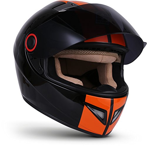 Soxon ST-666 Casco Integrale Sport Mot, ECE certificado, incluyendo Parasol y Bolsa de Casco, S (55-56cm), Deluxe Night